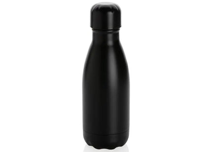 Solid Color Kompakte Vakuum-Edelstahlflasche, 260ml - Schwarz TK Gruppe® Grosshandel 