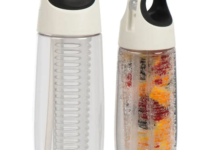 Sóller Tritan Infusertrinkflasche, 700 ml, Weiß, Leicht & Langlebig TK Gruppe® Grosshandel 