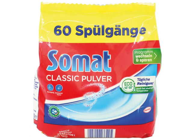 Somat Classic Dishwasher Powder, 60 Washes - Efficient & Powerful Cleaning TK Gruppe® Grosshandel 