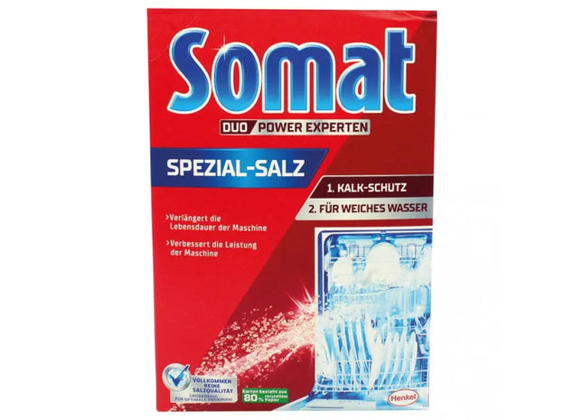 Somat Geschirrspülsalz 1,2 kg - Effektive Wasserenthärtung für optimale Reinigung TK Gruppe® Grosshandel 
