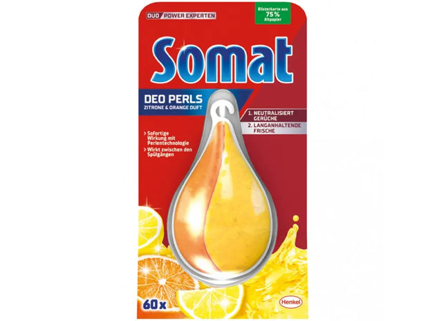 Somat Spülmaschinenfrische Duo-Perls, Zitronen & Orangen Duft, 2er Pack TK Gruppe® Grosshandel 