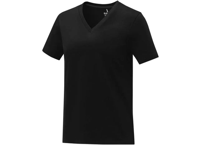 Somoto Damen T-Shirt mit V-Ausschnitt - Bequemes, stilvolles Freizeitshirt TK Gruppe® Grosshandel 