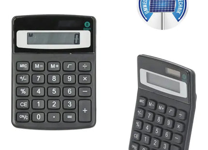 Sonnenenergie-Rechner, Ebony, ca. 9x12cm - Umweltfreundliche Berechnungen & Effizienz TK Gruppe® Grosshandel 