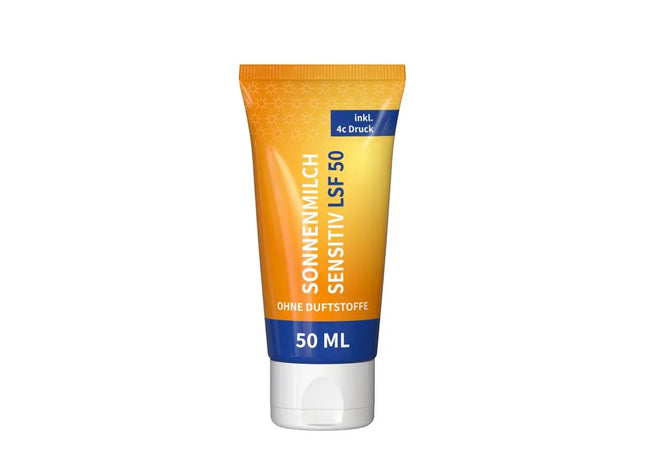 Sonnenschutz LSF 50 Sensitive 50ml, maximale Pflege, FullbodyPrint TK Gruppe® Grosshandel 