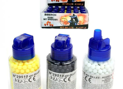 Sortierte Pistolenmunition, 400 Kugeln, 3 Farben, verpackt in robuster Dose TK Gruppe® Grosshandel 