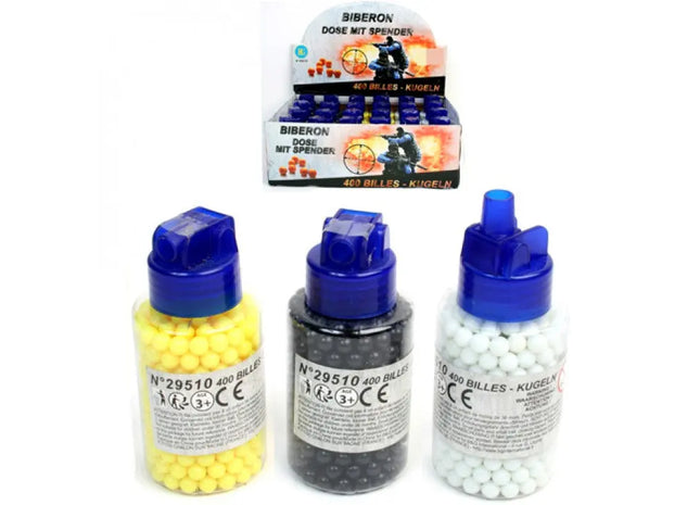 Sortierte Pistolenmunition, 400 Kugeln, 3 Farben, verpackt in robuster Dose TK Gruppe® Grosshandel 