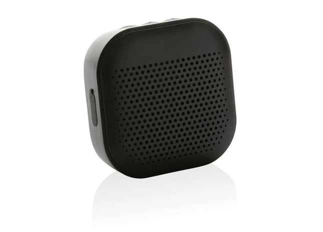 Soundbox 3W Lautsprecher aus RCS recyceltem Kunststoff - Tiefschwarz TK Gruppe® Grosshandel 