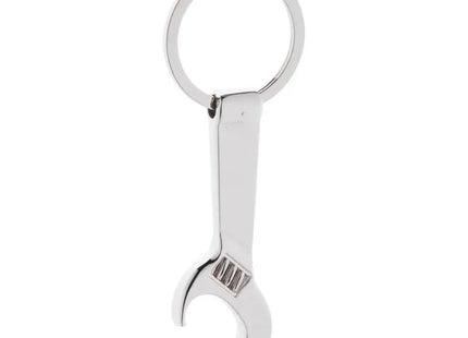 Spanner Schlüsselanhänger mit Bieröffner - silberfarben - Nützliches Accessoire für den täglichen Gebrauch TK Gruppe® Grosshandel 