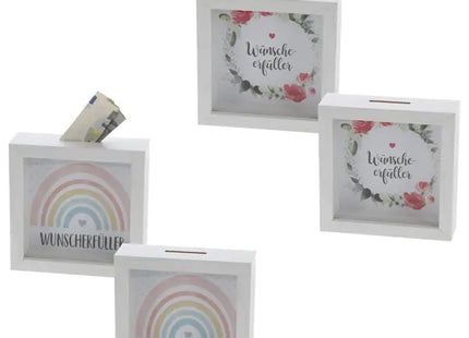 Sparbüchse Wunschverwirklicher, 2 Stück, ca. 13cm TK Gruppe® Grosshandel 