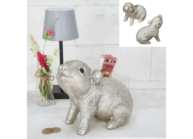 Spardose Sparschwein, ca. 20cm | Große Sparbüchse | Lustiges Sparschwein für Kinder & Erwachsene TK Gruppe® Grosshandel 