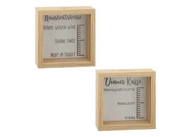 Spardosen-Set für Dinner & Haushaltskasse, 14,5 cm TK Gruppe® Grosshandel 