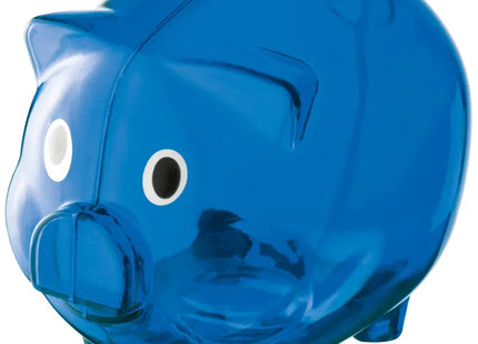 Sparschwein Leicester - blau, modernes Sparschwein für alle Altersgruppen TK Gruppe® Grosshandel 