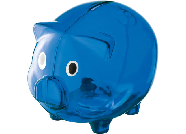 Sparschwein Leicester - blau, modernes Sparschwein für alle Altersgruppen TK Gruppe® Grosshandel 