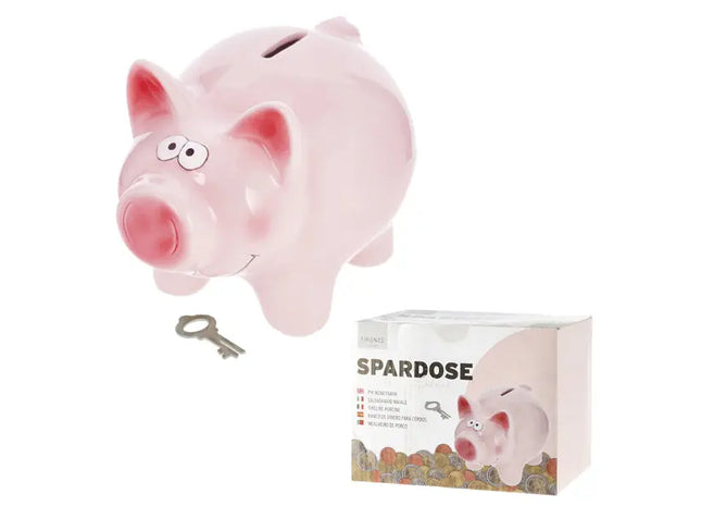 Sparschwein Spardose, ca. 16x12 cm – Stilvoll Sparen TK Gruppe® Grosshandel 