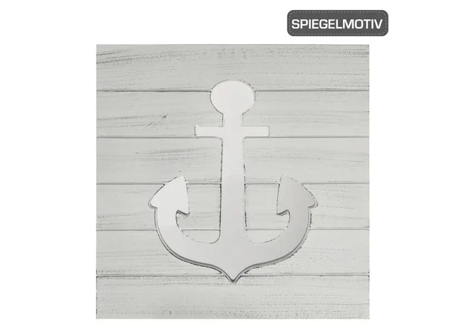 Spiegel Anker, ca. 39cmH - Nautisches und dekoratives Akzentstück TK Gruppe® Grosshandel 
