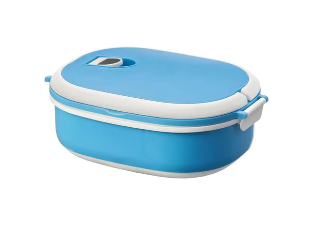 Spiga Lunchbox 750ml in Blue and White - Stylish, Compact, Leak-Proof Food Container TK Gruppe® Grosshandel 