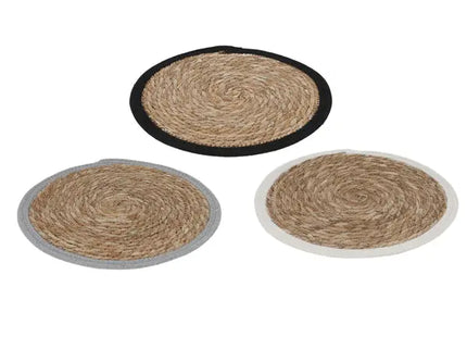 Spiralförmige Tischsets - 3er Set, Rund, Durchmesser 35cm TK Gruppe® Grosshandel 