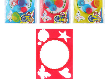 Spiralvorlagen, 7 Stück, 3 verschiedene Farben, Bastelbedarf für Kinder TK Gruppe® Grosshandel 