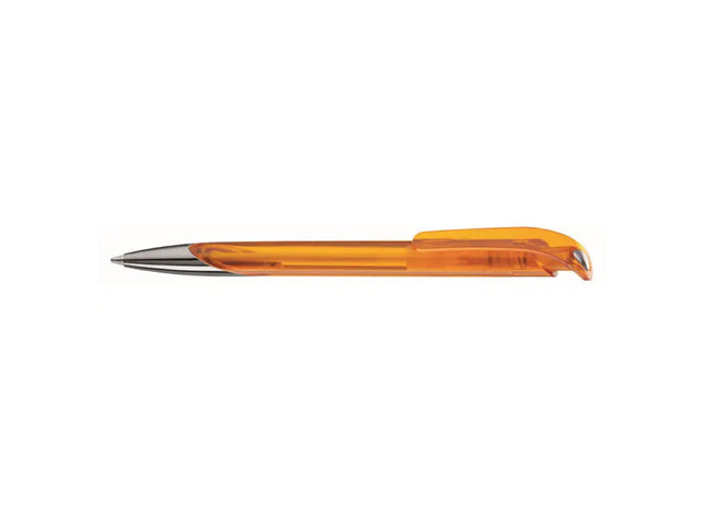 Splash Transparent Si Moderner Druckkugelschreiber - Leuchtend Orange TK Gruppe® Grosshandel 