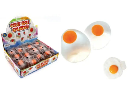 Splatch Ball Egg 8cm, Pack of 12, Display Box TK Gruppe® Grosshandel 