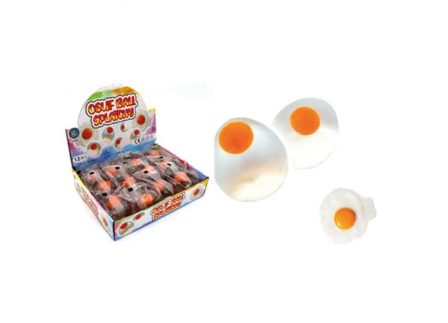 Splatch Ball Egg 8cm, Pack of 12, Display Box TK Gruppe® Grosshandel 