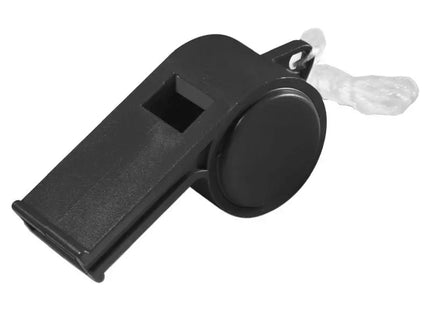 Sport-Trillerpfeife mit Kordel in Schwarz – Essential für Trainer und Schiedsrichter TK Gruppe® Grosshandel 