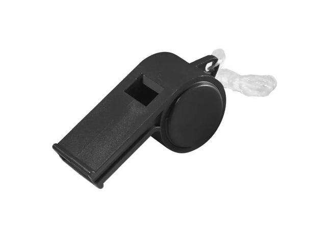 Sport-Trillerpfeife mit Kordel in Schwarz – Essential für Trainer und Schiedsrichter TK Gruppe® Grosshandel 