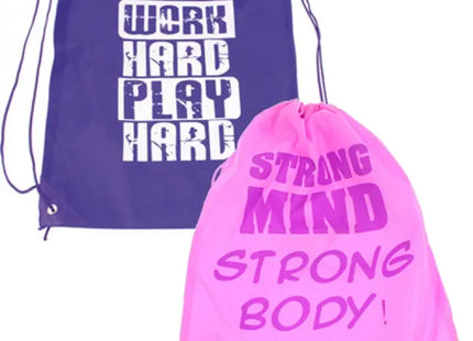 Sportbeutel GymBag 42x33cm mit Motiv, in 2 Farben sortiert - Modisch & Praktisch TK Gruppe® Grosshandel 