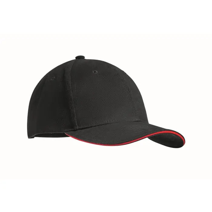 Sportliche 6-Panel Baseball-Kappe DUNEDIN – Klassisches Accessoire für einen dynamischen Look TK Gruppe® Grosshandel