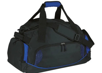 Sporttasche DOME - blau - schwarz, funktional und stilvoll, ideal für Fitness und Reisen TK Gruppe® Grosshandel 