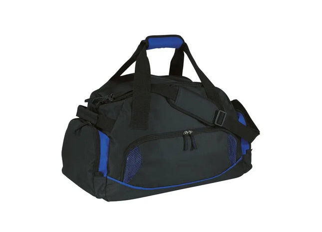 Sporttasche DOME - blau - schwarz, funktional und stilvoll, ideal für Fitness und Reisen TK Gruppe® Grosshandel 