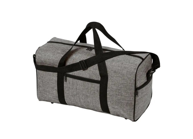 Sporttasche DONEGAL GYM - grau - schwarz, robust und geräumig, ideal für Fitness und Sport TK Gruppe® Grosshandel 