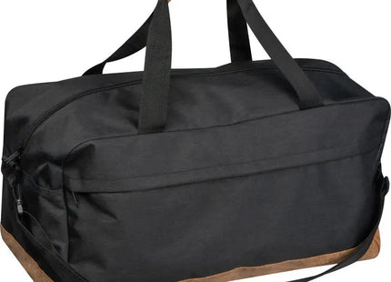 Sporttasche aus RPET mit Korkboden - schwarz, nachhaltig und stilvoll, ideal für Fitness TK Gruppe® Grosshandel 