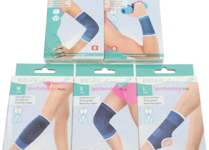 Sportverbände in Größen S-XL, Sortiment - Flexible Stützbandagen für Sportverletzungen TK Gruppe® Grosshandel 