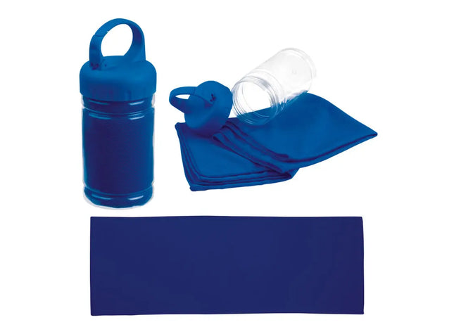 Sporty Fitnesshandtuch - Blau: Weich, Saugfähig, Perfekt für Sport & Training TK Gruppe® Grosshandel 