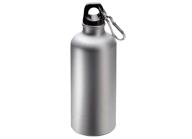 Sporty Mattierte Aluminium-Trinkflasche 600 ml - Silber TK Gruppe® Grosshandel 