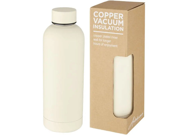 Spring 500 ml Kupfer-Vakuum Isolierflasche - Ivory Cream TK Gruppe® Grosshandel 