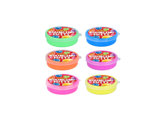 Springknete Bounce Putty – 15 g, 7 cm x 2 cm, 6 Sorten TK Gruppe® Grosshandel 
