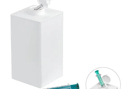 Spritzen-Entsorgungsbehälter 3L in Weiß – Sichere & Hygienische Entsorgung TK Gruppe® Grosshandel 