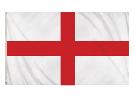 St. George Kreuz Flagge, Groß 5Ft X 3Ft, Robust & Wetterfest TK Gruppe® Grosshandel 