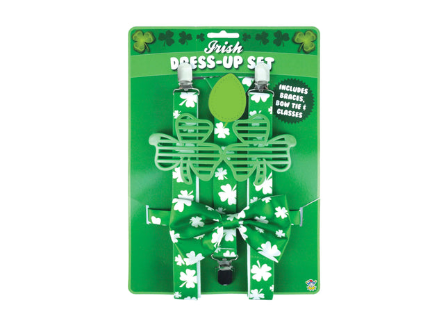 St. Patricks Day Set, 3-teilig, irisches Partyzubehör TK Gruppe® Grosshandel 