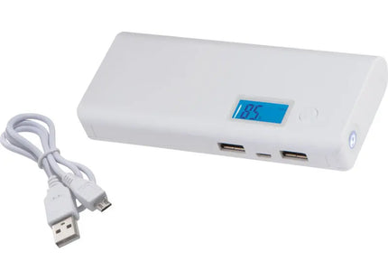 Stafford Powerbank mit 10.000mAh in Weiß – Kraftvoller mobiler Energiespeicher TK Gruppe® Grosshandel 