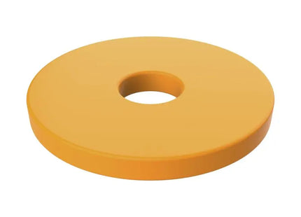 Standard-Gelber Einkaufswagenchip mit Loch - Praktisch & Auffällig TK Gruppe® Grosshandel 