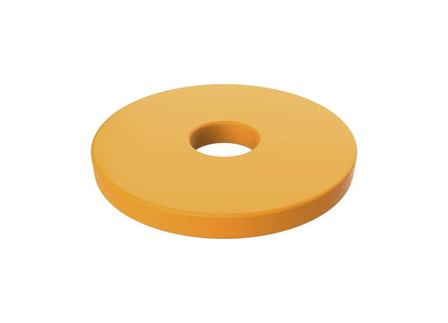 Standard-Gelber Einkaufswagenchip mit Loch - Praktisch & Auffällig TK Gruppe® Grosshandel 