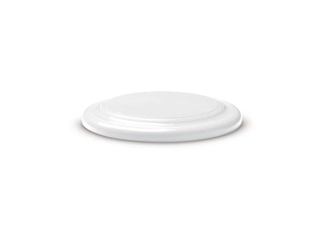 Standard Wurfscheibe aus Kunststoff, 23 cm Durchmesser in Weiß - Für Outdoor-Spaß TK Gruppe® Grosshandel 