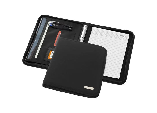 Stanford Luxus A4 Zip-Portfolio - Elegantes Schwarz TK Gruppe® Grosshandel 