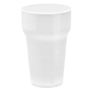 Stapelbarer Becher 200 ml - Weiß, Platzsparender und robuster Trinkbecher aus Kunststoff TK Gruppe® Grosshandel 