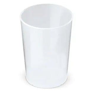 Stapelbarer Trinkbecher aus Bio PE 250 ml - Transparent, Umweltfreundlicher Kunststoffbecher TK Gruppe® Grosshandel 