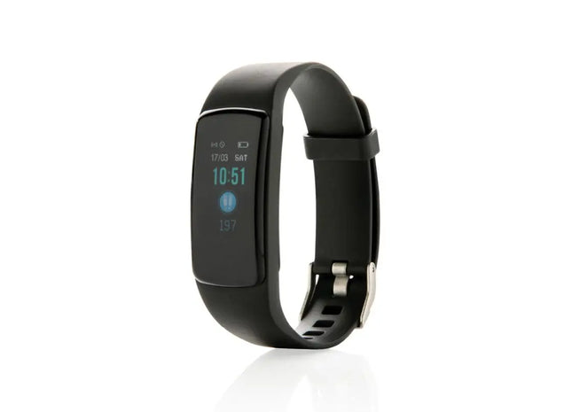 Stay Fit Aktivitäts-Tracker mit Herzfrequenzsensor - Schwarz TK Gruppe® Grosshandel 