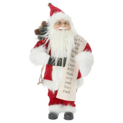 Stehender Weihnachtsmann, 47 cm Hoch - Festliche Weihnachtsdekoration TK Gruppe® Grosshandel 